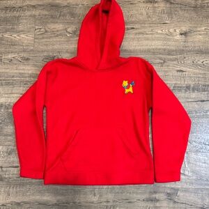 Vintage Winnie The Pooh - stitched Image-red sweatshirt- women’s Size Medium